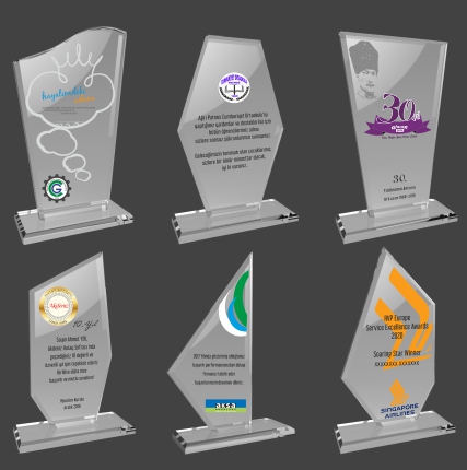 kristal plaket