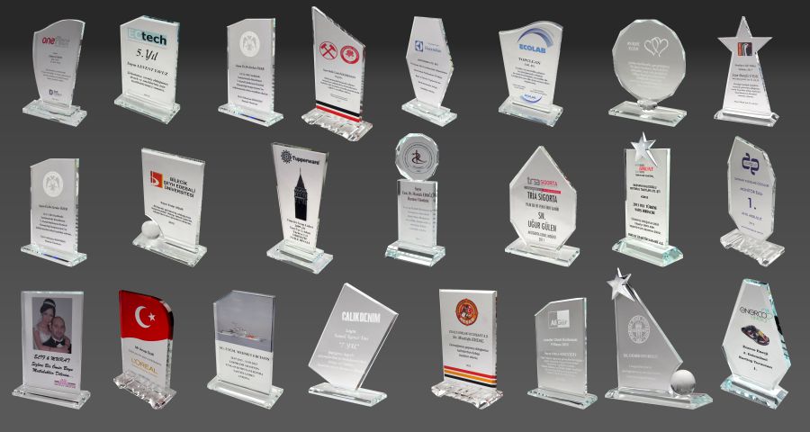 kristal plaket