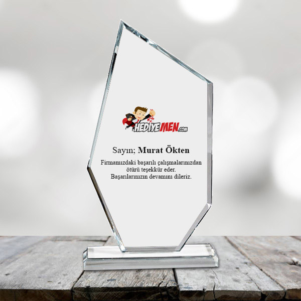 kristal plaket