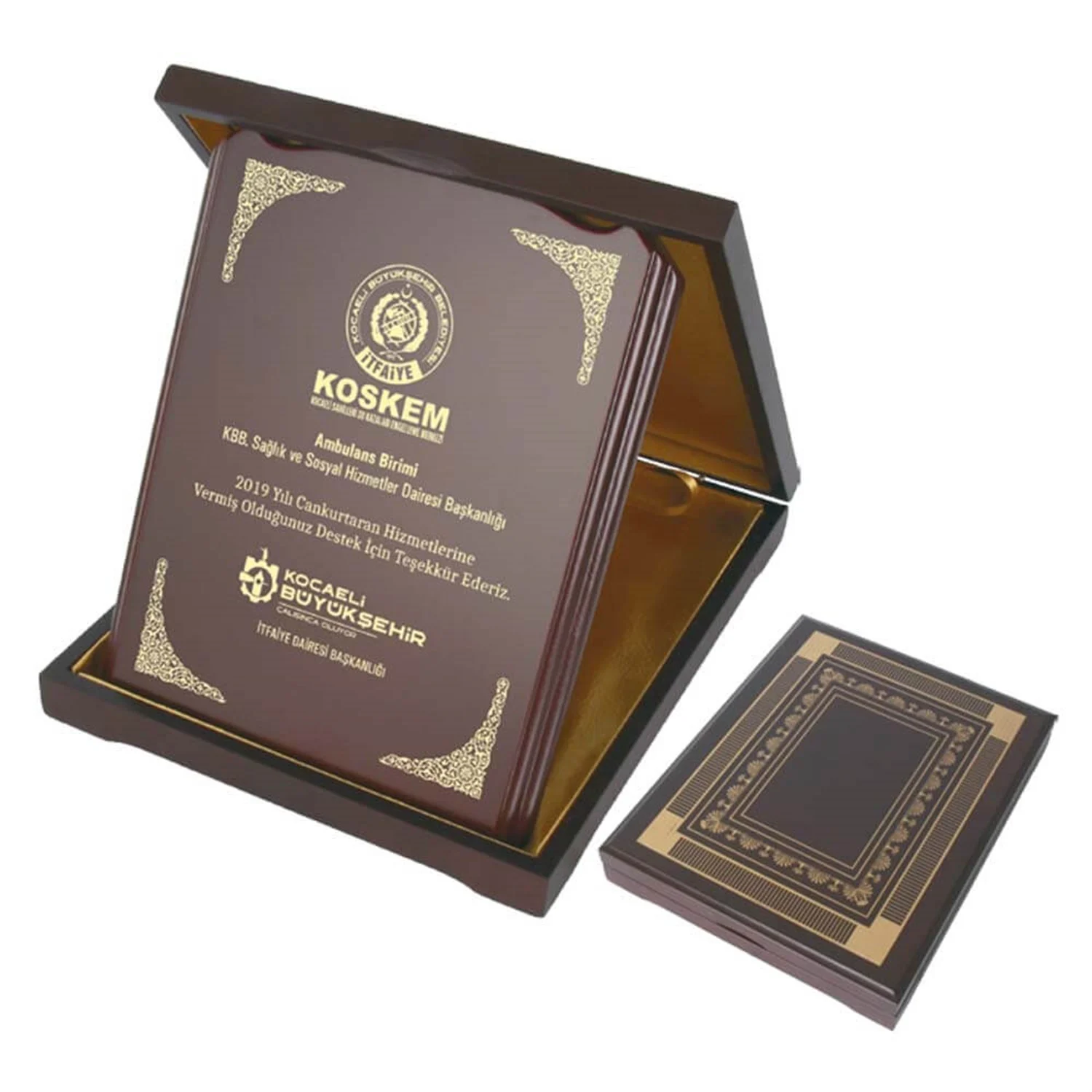 Ahşap Plaket